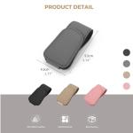 Magnetic Leather Sunglass Holder for Car Visor