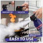 ABC Fire Extinguisher for Home & Vehicle - Compact Fire Extinguisher | Grease & Electrical Fire Extinguisher for Kitchen, Car, Office, Easy to use(6-Pack, 1.32lb Each)
