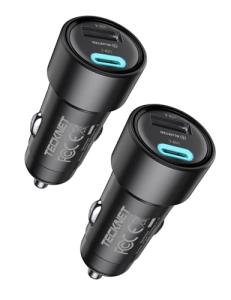 TECKNET 4-Port USB Car Charger - Fast Charging