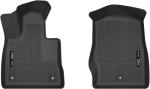 Husky Liners Weatherbeater Floor Mats | Fits 2020-2025 Ford Explorer | Front Row, 2-pc Black - 18681