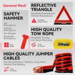 127-Piece Emergency Roadside Car Kit