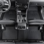 GALVAGNITE Floor Mats Set for 2022-2025 2026 Hyundai Tucson Gas (Not fit Hybrid), Full Coverage All Weather Floor Mats Cargo Mat with Backrest Protectors & Door Sill Guards for Tucson Accessories