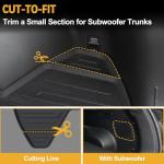 GALVAGNITE Floor Mats Set for 2022-2025 2026 Hyundai Tucson Gas (Not fit Hybrid), Full Coverage All Weather Floor Mats Cargo Mat with Backrest Protectors & Door Sill Guards for Tucson Accessories