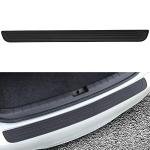 ASUBHA Car Rear Bumper Protector, Bumper Guard, Universal Black Rubber Anti-Scratches Trunk Door Protective Pad, Automotive Exterior Accessories Non-Slip Bumper Protection Strip for Cars SUVs Trucks