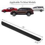 ASUBHA Car Rear Bumper Protector, Bumper Guard, Universal Black Rubber Anti-Scratches Trunk Door Protective Pad, Automotive Exterior Accessories Non-Slip Bumper Protection Strip for Cars SUVs Trucks