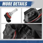 Auto Dynasty Halogen Model Front Bumper Driving Fog Light Lamps Compatible with Lincoln Navigator Ford Mustang Fusion Focus Explorer Fiesta Transit Connect 05-22, Driver and Passenger Side