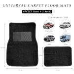 MUQIDA 4PCS Anti-Slip Waterproof Car Floor Mats
