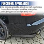 Carbon Fiber Bumper Canard Diffuser Protector Set
