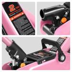 2-Ton Low Profile Hydraulic Jack, Pink