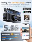 KEYROO 4-Channel 360° 4K Dash Cam