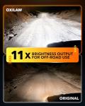 OXILAM H11 LED Bulbs, 1100% Brighter, Pack of 2