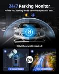 Dash Cam Front 4K - 1.5" IPS Display & 5G WiFi & 64G Card, 360° Rotation Mini Dashcam, Car Camera with WDR Night Vision, 24H Parking Mode, G-Sensor, Loop Recording,170° Angle, Dash Camera for Cars