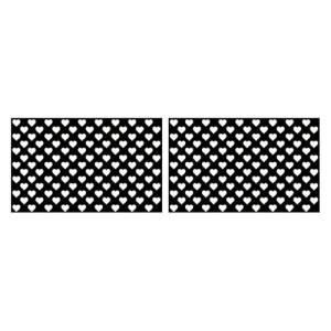 Cute Heart Tail Light Stickers for Cars - 2 PCS