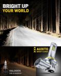 AUXITO 9005 HB3 Bulbs - Ultra-Bright 40000LM