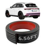 Car Rear Bumper Guard, 6.56Ft Rubber Protector