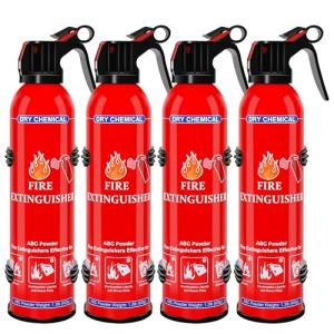 4 Pack Fire Extinguishers for Home and Vehicle