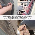 150-Pack Nylon Cable Ties for Cars