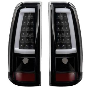 MiKaFex Smoke Black LED Tail Light Set for Silverado