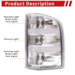 Chevy Silverado Tail Light (2007-2014) - Driver Side