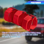 Adjustable Car Fire Extinguisher Holder Strap - Red