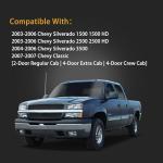 MiKaFex Smoke Black LED Tail Light Set for Silverado