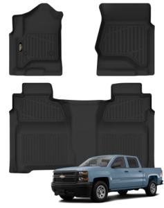 Custom All-Weather Floor Mats for Chevy Silverado