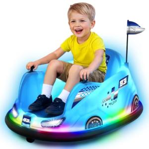 Flybar 12V Bumper Car Toy for Kids