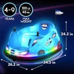 Flybar 12V Bumper Car Toy for Kids