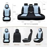 Waterproof Leather Car Seat Covers Full Set