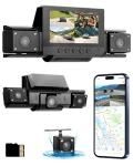 360° Dash Cam with GPS, WiFi, Night Vision