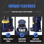 Big Red 6 Ton Hydraulic Bottle Jack - Blue