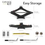 2 Ton Scissor Car Jack Kit with Lug Wrench