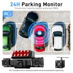 360° Dash Cam with GPS, WiFi, Night Vision