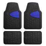 Heavy-Duty Rubber Floor Mats - Universal Fit Set