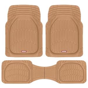 Motor Trend FlexTough Waterproof Floor Mats - Beige