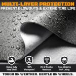 TireShield Pro UV-Resistant Tire Covers - 4 Pack
