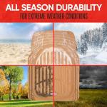 Motor Trend FlexTough Waterproof Floor Mats - Beige