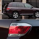Toyota Highlander 2011-2013 Right Tail Light Assembly