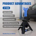 ANTPOWER 3 Ton Heavy Duty Adjustable Jack Stands