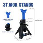 ANTPOWER 3 Ton Heavy Duty Adjustable Jack Stands