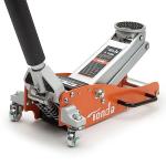 TONDA Low Profile Floor Jack, 2 Ton Aluminum and Steel Hydraulic Car Jack with Dual Pump System, Rapid Lift, Orange