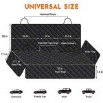 Yuntec Waterproof Dog Car Seat Cover - Black