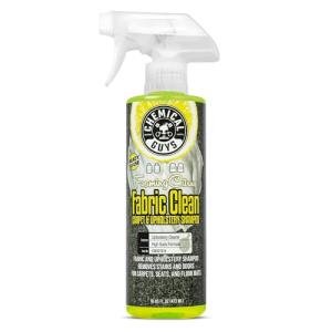 Chemical Guys Foaming Citrus Fabric Clean Carpet & Upholstery Cleaner - Car Carpet Cleaner Spray for Seats and Floor Mats, Removes Stains &Odors, Safe for Cars, Home and Office, 16 oz Citrus Scent
