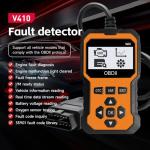 Professional OBD2 Scanner & Car Diagnostic Tool – Auto Code Reader for All Vehicles, Check Engine Light, ABS, SRS, Transmission, Battery & Emission Test, Live Data & Fix Suggestions