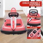 6V Bumper Cars for Kids, Ages 1.5-6, Kids Bumper Car, Battery Powered Electric Ride on Toy, Indoor Outdoor Safe Toddler Wiggle Car for Toddlers Girls Boys