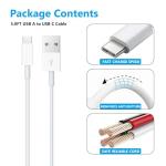 AHDFWI Carplay Cable Cord Compatible with iPhone 16 17 USB A to USB C Cable for 17 Air/17 16 15 Pro Max ，Plus, Pro 12.9/11, 10th Gen, Air 5th/ 4th,Mini 6th Charger Car Charging Cable White
