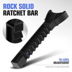 DNA Motoring 1 Pair Jack Stands, 3 Ton (6600 lbs) Capacity Car Lifting Stand, Adjustable Height Car Jack Stands for Cars, Sedans, Small Vehicles, SUV, TOOLS-00682-BL