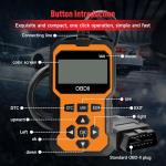 Professional OBD2 Scanner & Car Diagnostic Tool – Auto Code Reader for All Vehicles, Check Engine Light, ABS, SRS, Transmission, Battery & Emission Test, Live Data & Fix Suggestions