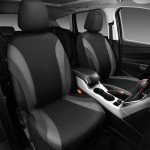 Sporty Gray Front Seat Covers for Cars & SUVs