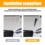 Ajxn 2 PCS Car Modified Spoiler Kits, 9.2In x 8.0In x 1.9In Waterproof ABS Vehicle Leaf Shape Vent Covers with Adhesive, Universal Side Intake Decorative Cover Hoods for SUV Car Truck (Black)